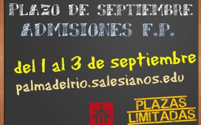 Fecha de Admisiones de Septiembre